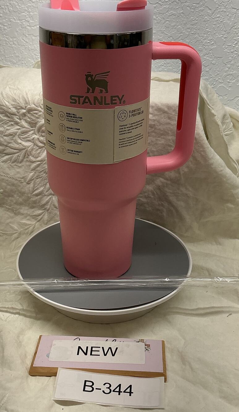 NEW IN BOX, PINK STANLEY 40oz TUMBLER B-344